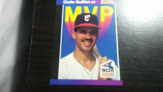 1989 DONRUSS MVP OZZIE GUILLEN CHICAGO WHITE SOX BASEBALL CARD# BC-23