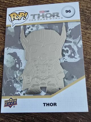 Upperdeck Funko Pop Thor silver card