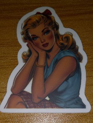 Girl nice 1⃣ vinyl sticker no refunds regular mail only Very nice quality!