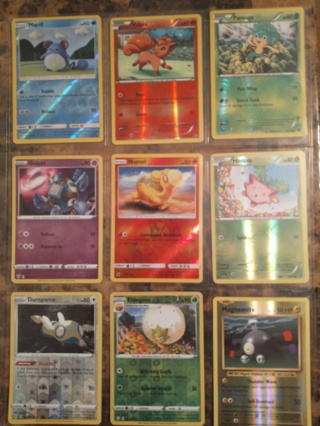 set of 9 pokemon cards free shipping