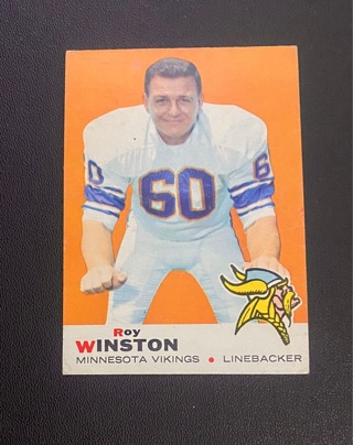 1969 Topps Roy Winston #82 Vikings