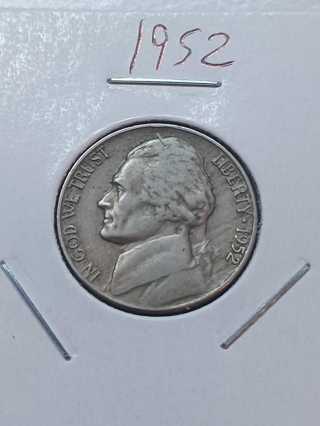 1952 Jefferson Nickel! 18