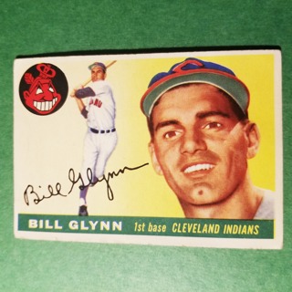 1955 TOPPS BASEBALL CARD - NO. 39 - BILL GLYNN - INDIANS