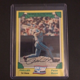 1982 Drakes Big Hitters Pete Rose #28