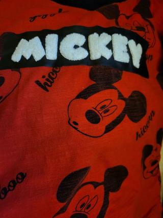 Red Mickey Mouse shirt
