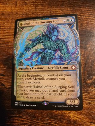 Magic the gathering mtg Hakbal of the Surging Soul Showcase