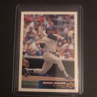 1993 UD Clark Bar Reggie Jackson #C3