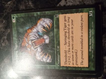 Springing Tiger Magic the Gathering