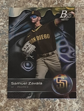 2023 Bowman Platinum Baseball - Rookie Samuel Zavala TOP #14