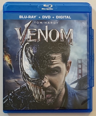 Venom Blu-ray / DVD 2-Disc Combo - Tom Hardy Marvel Movie - Mint Discs