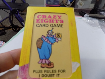 Crazy eights card game