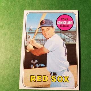 1969 - TOPPS BASEBALL CARD NO. 330 - TONY CONIGLIARO - RED SOX