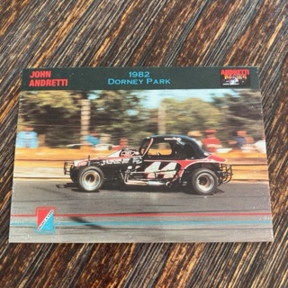 1992 Collect-A-Card Andretti Racing - [Base] #34  John Andretti 