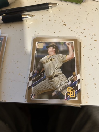 2021 topps update gold rc ryan weathers 1328  / 2021