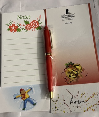 BN Note Pad w/ Matching Ink Pen To The Highest Bidder! Free To Ship!