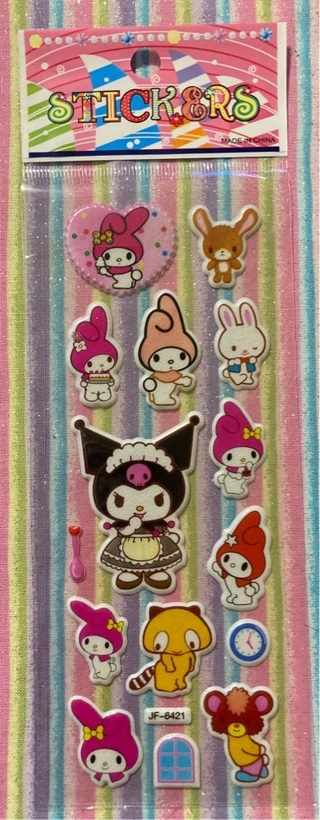 Kawaii bunny rabbit stickers 