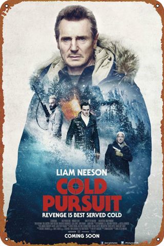  "Cold Pursuit" HD "Vudu, I Tunes or GooglePlay" Digital Movie Code