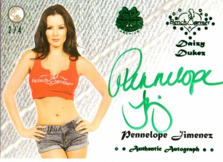 2024 Benchwarmer Emerald Pennelope Jimenez Autograph 2/4