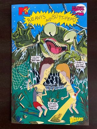 Beavis and Butt-Head NM Unread 1995 Wizard/Marvel Ashcan MTV Comic Book
