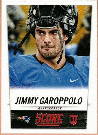 2014 SCORE JIMMY GAROPPOLO ROOKIE CARD