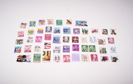 United States Postage Stamps Used/Cancelled Set of 50