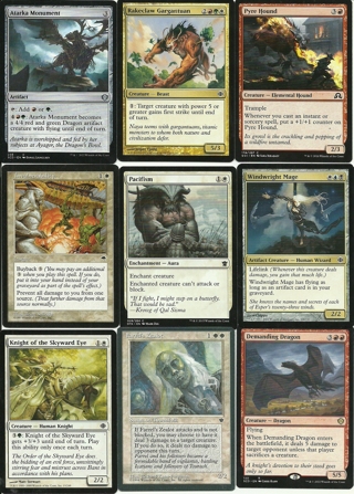 Memorial Day: 9 Card Magic the Gathering Vintage 1994 and Newer MTG Cards 