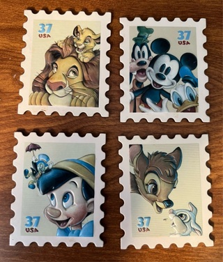 Disney Stamp Magnets 