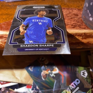 2022 panini prizm shaedon sharpe rookie football card 