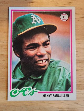 78 Topps Manny Sanguillen #658