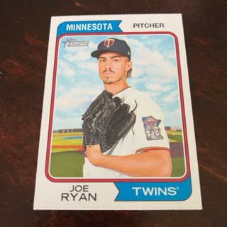 2023 Topps Heritage - [Base] #29 Joe Ryan