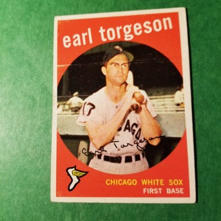 1959 - TOPPS BASEBALL CARD NO. 351 - EARL TORGESON- WHITE SOX