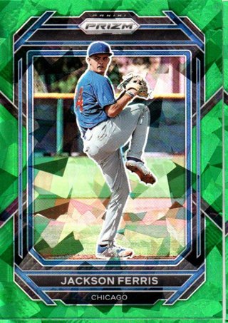 2023 Panini Prizm Jackson Ferris Green Ice