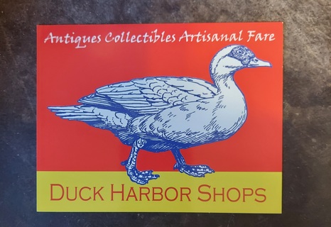 Duck Harbor Shops Postcard 