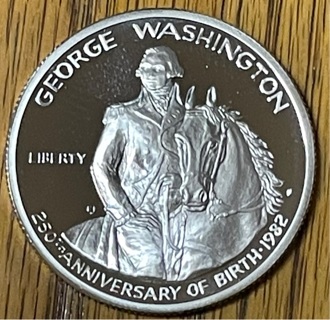 1982 S Silver George Washington Commemorative Half Dollar DCAM Proof 90% Silver Rare 