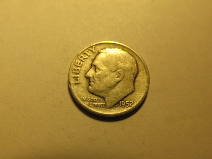 1952 US Dime 90% Silver