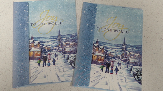 "Joy to the World" CHRISTMAS CARDS w/ Envelopes QTY. 2