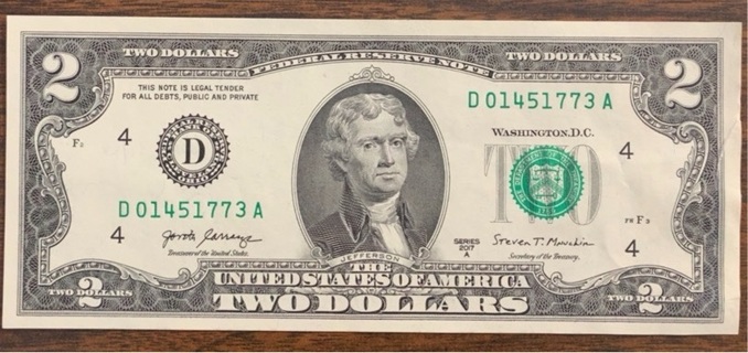 Two Dollar Bill, 2017, Cleveland 