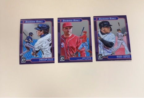 2021 Donruss optic Diamond Kings baseball lot