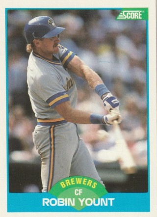 1989 Score Robin Yount card #151 Milwaukee Brewers HOF