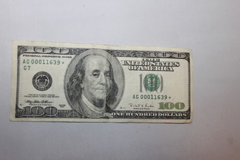 $100.00 STAR NOTE WITH VERY LOW SERIAL #