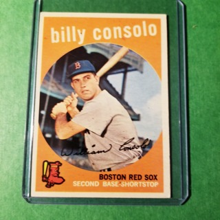1959 - TOPPS NRMT - MINT BASEBALL - CARD  NO. 112 - BILLY CONSOLO - RED SOX