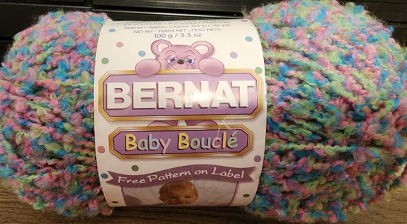 NEW - Bernat Baby Boucle Yarn - "Fancy Free"