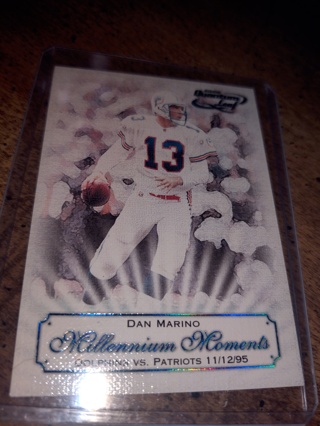 Two Card Lot football , veteran quarterback Dan Marino