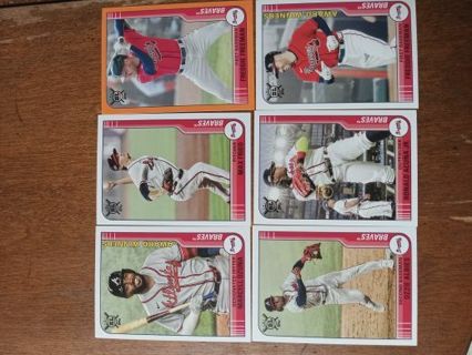 2023 Atlanta Braves 6 Card Lot