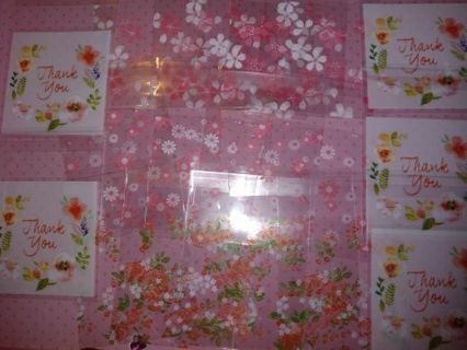 Flower Cello bags 20 pc 7×3 cm no refunds regular mail only high quality!