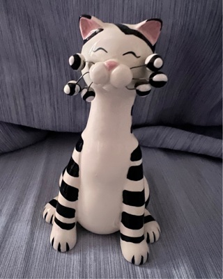 Striped whimsical cat. 