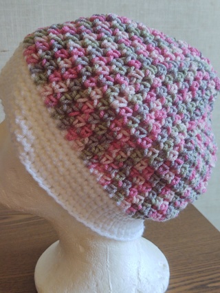 Hand Crocheted Slouch Hat 