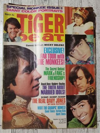 1967 Tiger Beat Magazine