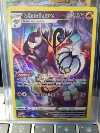 Pokémon Card Full Art Holo Chandelure