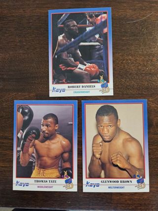 1991 KAYO Boxing trading cards